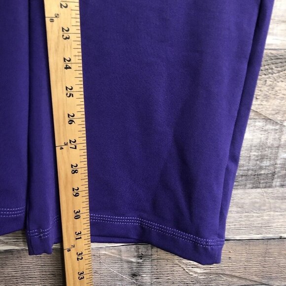 GK ELITE Sport Purple Pull on Pants Loose Leg Stretch Waist Adult Medium - Picture 8 of 8